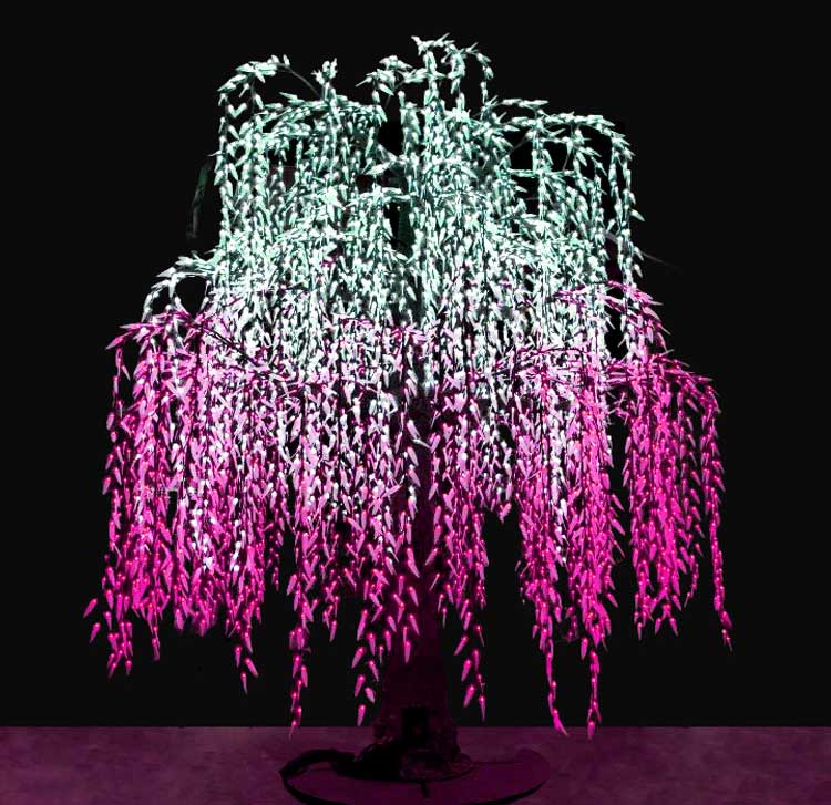 Weeping Willow Tree Lights : Custom Large Smart Pixel LED RGB Music-Sync Outdoor Decor 4 Weeping Willow Tree Lights : Custom Large Smart Pixel LED RGB Music-Sync Outdoor Decor - 图片 4