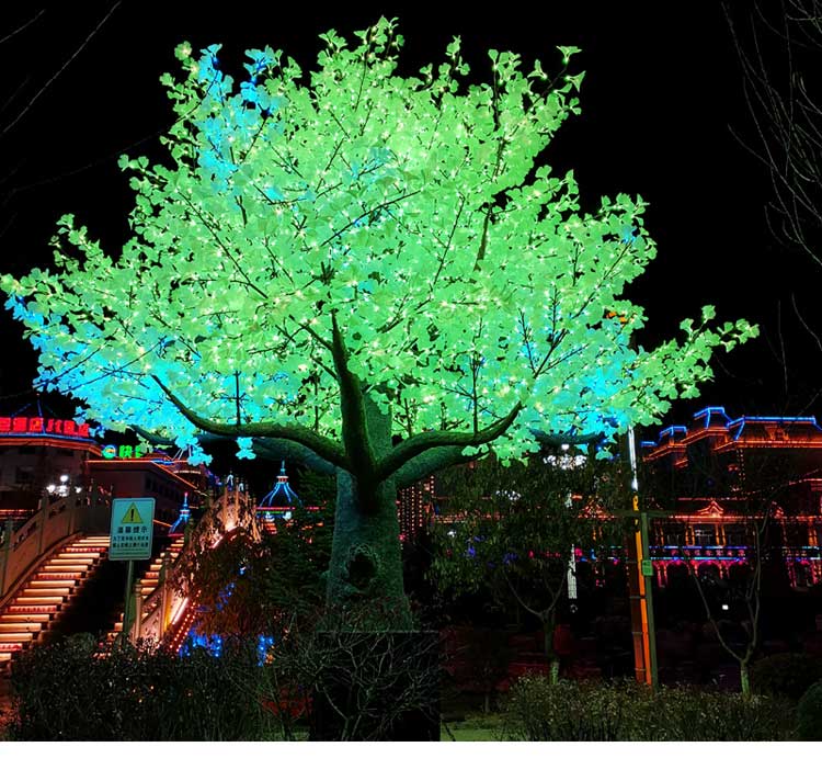 Custom Large Smart Pixel RGB Tree Light : Music-Sync Outdoor Garden Landscape Decor 2 Custom Large Smart Pixel RGB Tree Light : Music-Sync Outdoor Garden Landscape Decor - 图片 2