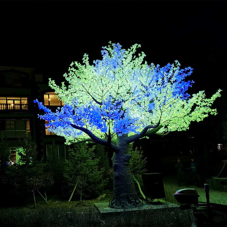 Custom Large Smart Pixel RGB Tree Light : Music-Sync Outdoor Garden Landscape Decor 3 Custom Large Smart Pixel RGB Tree Light : Music-Sync Outdoor Garden Landscape Decor - 图片 3
