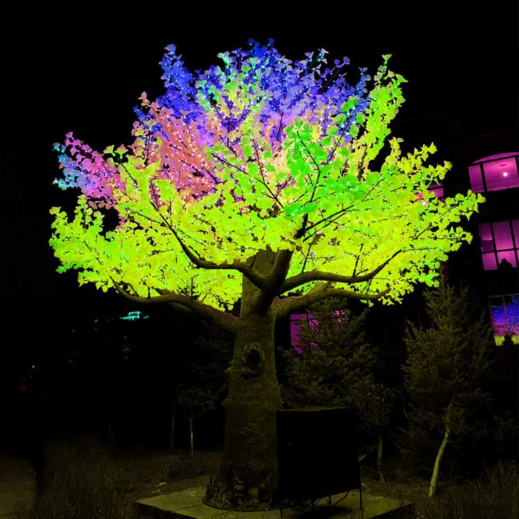 Custom Large Smart Pixel RGB Tree Light : Music-Sync Outdoor Garden Landscape Decor 4 Custom Large Smart Pixel RGB Tree Light : Music-Sync Outdoor Garden Landscape Decor - 图片 4