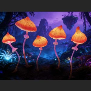 Customizable LED Mushroom Lights | Large Outdoor Glow Decor for Garden & Christmas