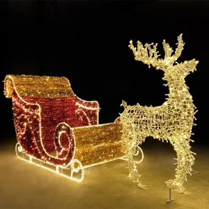 3D Lighted Christmas Reindeer