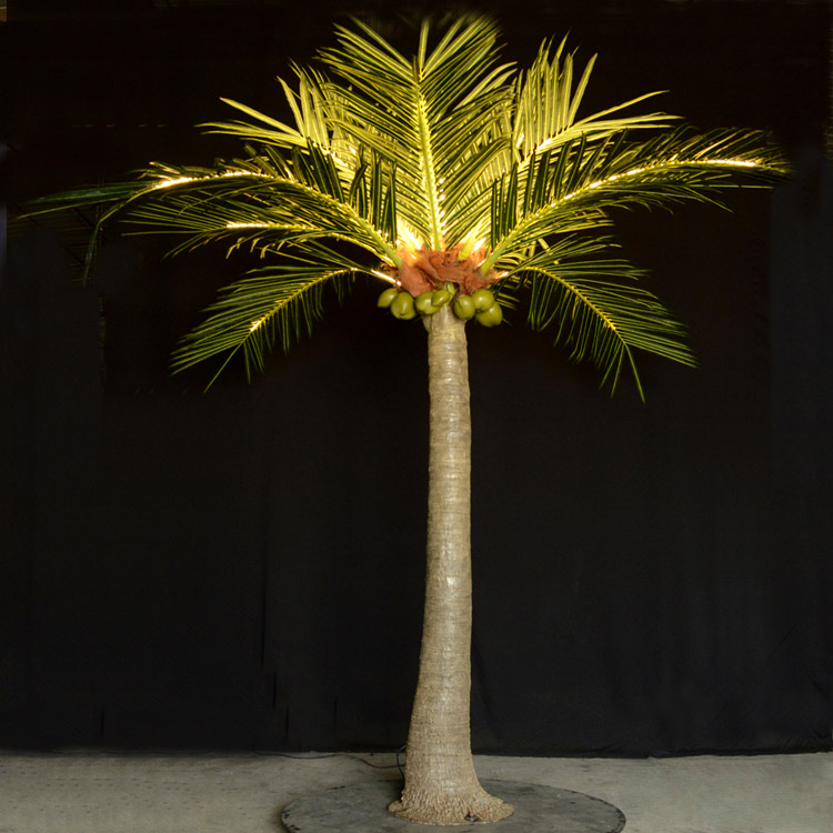 LED Palm Tree : Outdoor Weatherproof Palm Tree LED Lights for Tropical Glow 1 led palm tree