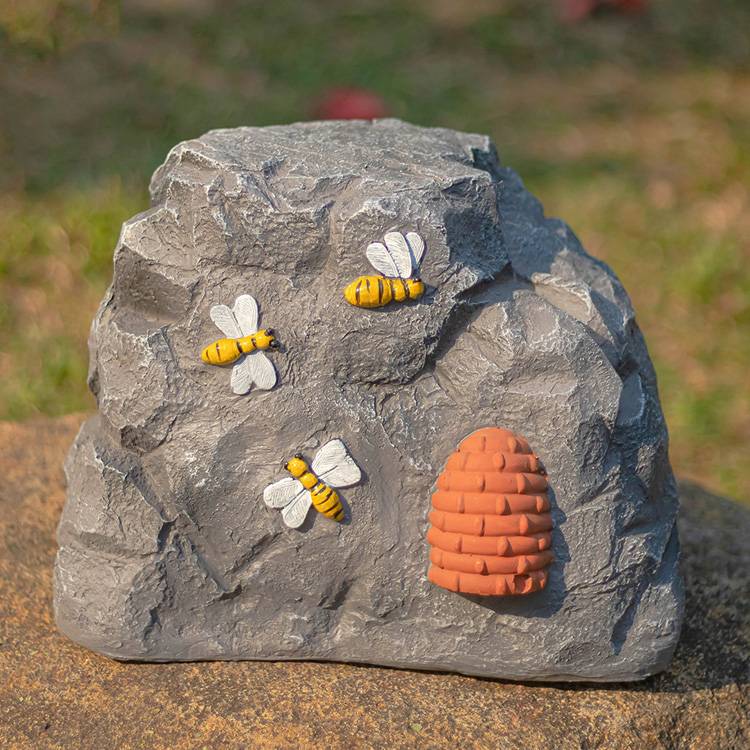 Customizable Stone Zoo Lights - Light Blue Stone/Light Stone Blue Outdoor Lighting for Zoo & Garden Decor 5 Customizable Stone Zoo Lights - Light Blue Stone/Light Stone Blue Outdoor Lighting for Zoo & Garden Decor - 图片 5