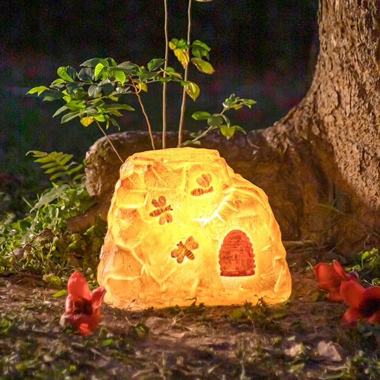 Customizable Stone Zoo Lights - Light Blue Stone/Light Stone Blue Outdoor Lighting for Zoo & Garden Decor 3 Customizable Stone Zoo Lights - Light Blue Stone/Light Stone Blue Outdoor Lighting for Zoo & Garden Decor - 图片 3