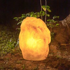 Outdoor Resin Glowing LED Stone Lights – Elevate Garden & Courtyard Illumination