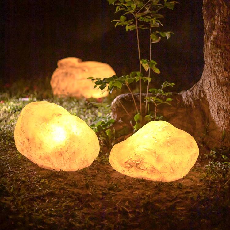 Solar Egg Sone Light: Perfect for Rock City Enchanted Garden of Lights & Round Rock Christmas Displays 1 solar egg stone light