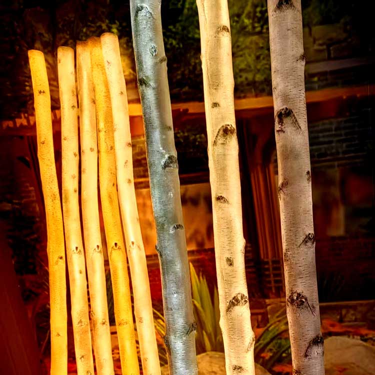 Lighted LED Birch Tree - Indoor/Outdoor Waterproof Decor With Warm LED Lights 4 Lighted LED Birch Tree - Indoor/Outdoor Waterproof Decor With Warm LED Lights - 图片 4