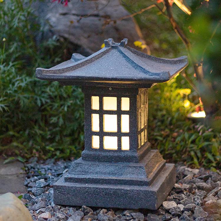 Waterproof Exterior Post Lights : Stone-Inspired Garden Lantern for Outdoor Pathways & Patios 2 Waterproof Exterior Post Lights : Stone-Inspired Garden Lantern for Outdoor Pathways & Patios - 图片 2