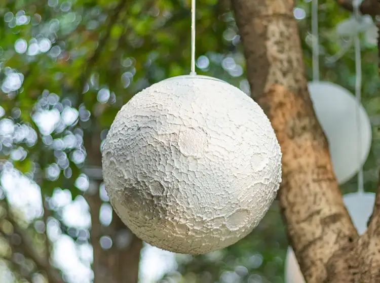 IP65 Waterproof Outdoor Moon Light large glowing orb lamp for hotel resort outdoor landscape commercial decoration bulk order