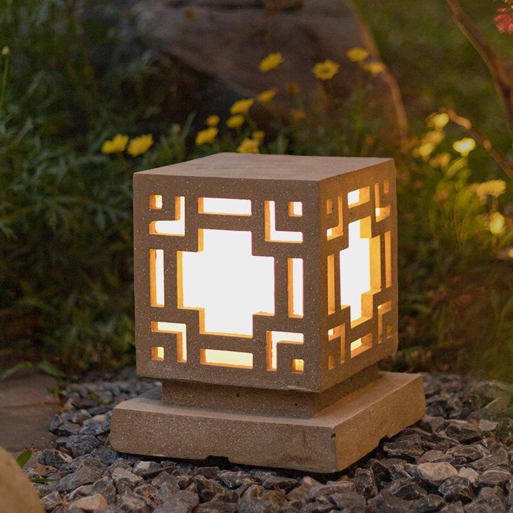 Garden Pillar Lamp Villa Courtyard Light - Waterproof Outdoor Garden & Exterior Post Lights for Home Yard 1 Garden Pillar Lamp