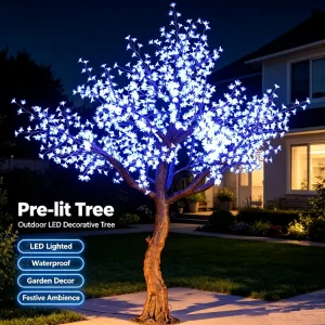 outdoor led Pre-lit tree light