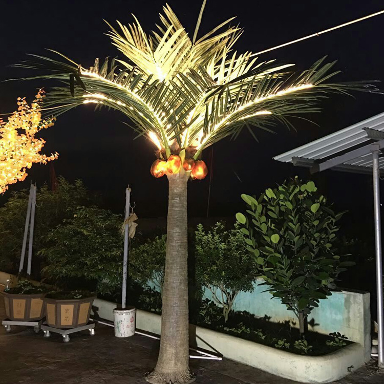 LED Palm Tree : Outdoor Weatherproof Palm Tree LED Lights for Tropical Glow 4 led palm tree