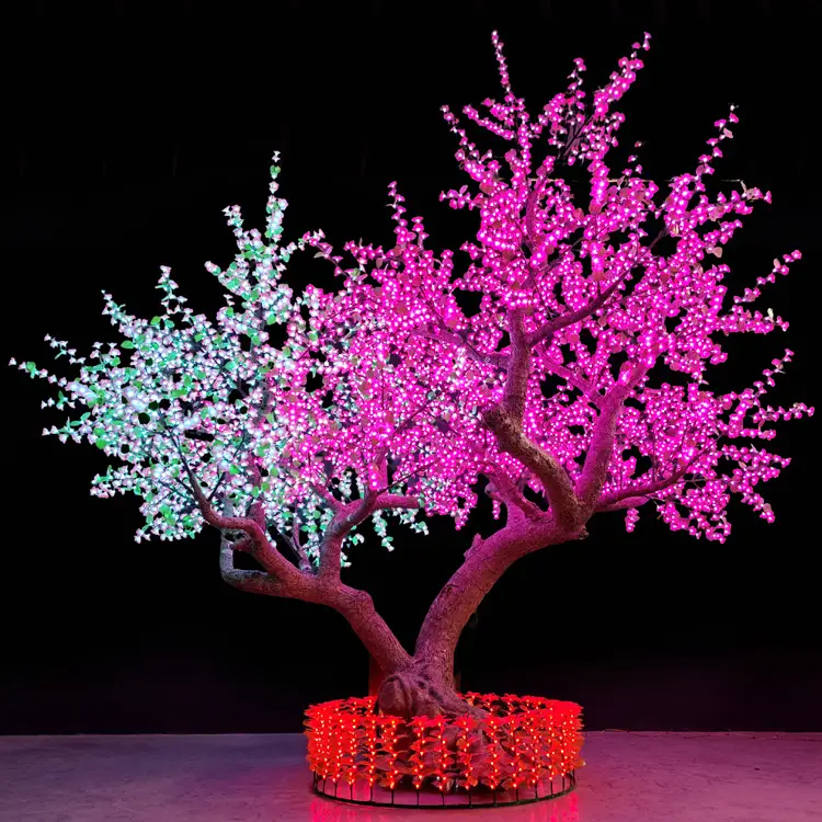 RGB Christmas tree : Outdoor Custom DMX Smart LED Cherry Blossom Tree Lights for Garden & Patio Decoration 4 RGB Christmas tree : Outdoor Custom DMX Smart LED Cherry Blossom Tree Lights for Garden & Patio Decoration - 图片 4