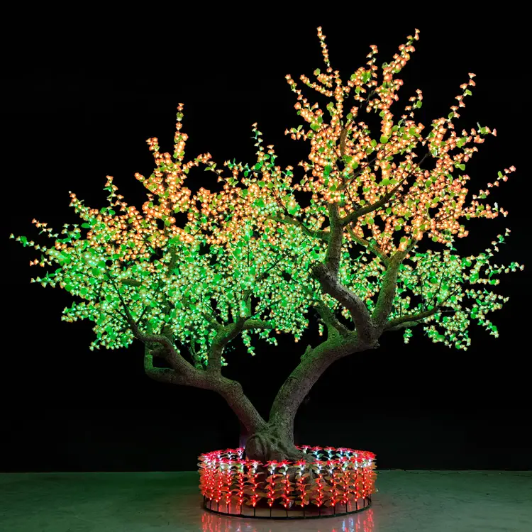 RGB Xmas Tree : Outdoor Custom DMX Smart LED Sakura Tree Lights for Garden & Landscape Decoration 6 RGB Xmas Tree : Outdoor Custom DMX Smart LED Sakura Tree Lights for Garden & Landscape Decoration - 图片 6