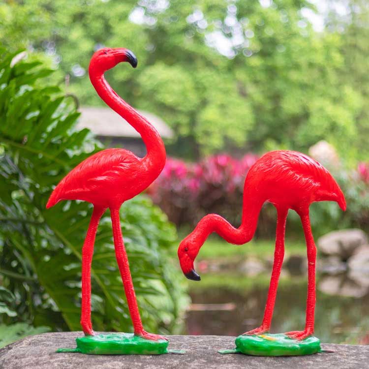 LED Glowing Paradise Flamingo Decor Lights: Outdoor & Indoor Garden Landscape Ornament 3 led glowing flamingo decor lights: outdoor & indoor garden landscape ornament