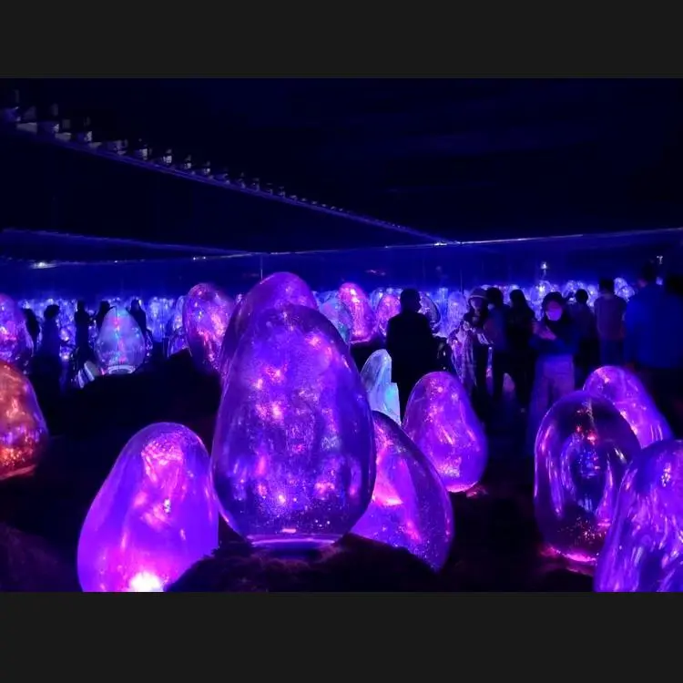 Dinosaur Egg Light & Custom RGB Glow Stone Blue Garden Landscape Lights for Factory Direct 2 Dinosaur Egg Light & Custom RGB Glow Stone Blue Garden Landscape Lights for Factory Direct - 图片 2