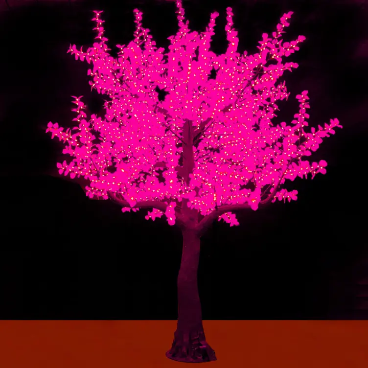 RGB Christmas Tree Lights : Outdoor Custom 16ft DMX Smart LED Ginkgo Tree Lights for Garden & Landscape Decoration 5 RGB Christmas Tree Lights : Outdoor Custom 16ft DMX Smart LED Ginkgo Tree Lights for Garden & Landscape Decoration - 图片 5