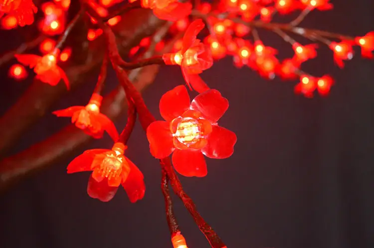 Energy-Saving LED Cherry Blossom Tree – Durable Lit Cherry Blossom Tree Light With Tree long lifespan 30000H bright LED decorative tree for home party