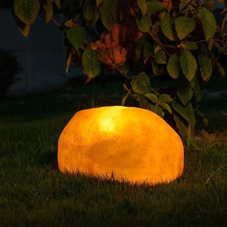 Custom Solar LED stone lights : Outdoor Garden Landscape Christmas Decor 3 custom 32ft large smart pixel led light tree : rgb music sync outdoor garden christmas decor (复制)