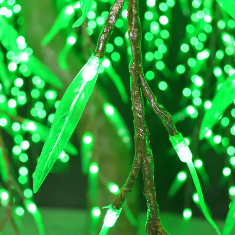 RGB Willow Light Tree: Outdoor Custom 13Ft Pixel LED Weeping Willow Tree Lights for Garden & Patio Decoration 5 RGB Willow Light Tree: Outdoor Custom 13Ft Pixel LED Weeping Willow Tree Lights for Garden & Patio Decoration - 图片 5
