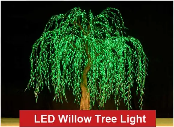 Home 3 led willow tree light